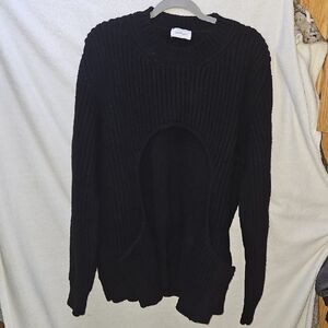 NEW XL Off-White c/o Virgil Abloh Meteor Knit Crewneck Sweater (RFID CHIPPED)